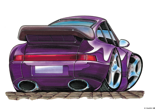 Porsche 911 Carrera Violette