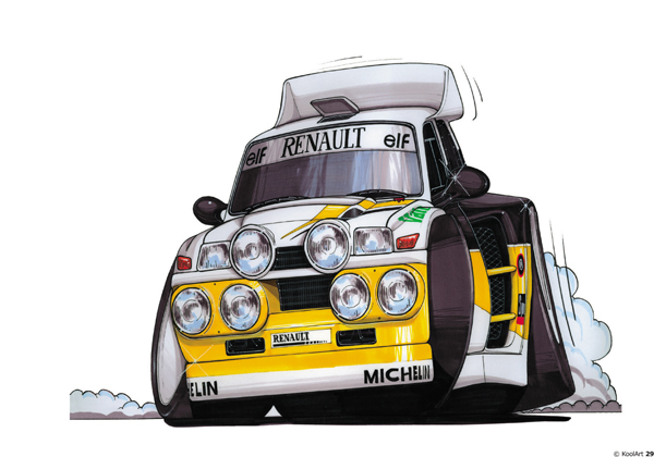 Renault 5 TURBO Rally Blanche