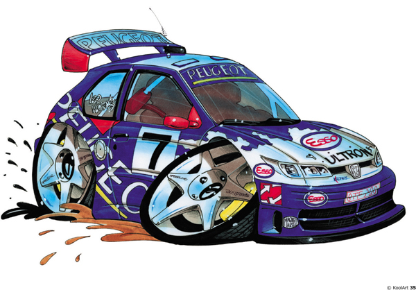 Peugeot 306 Rally Bleue