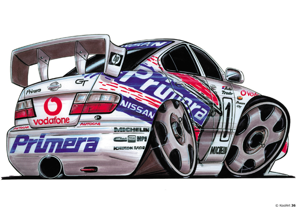 Nissan Primera BTCC GT Rally Blanche