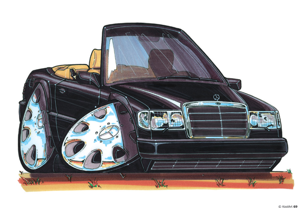 Mercedes E220 Cabriolet Noire