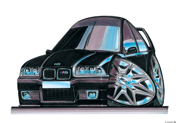 BMW M3 E36 Noire