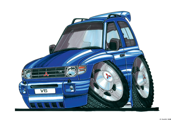 Mitsubishi Pajero 4X4 Bleu