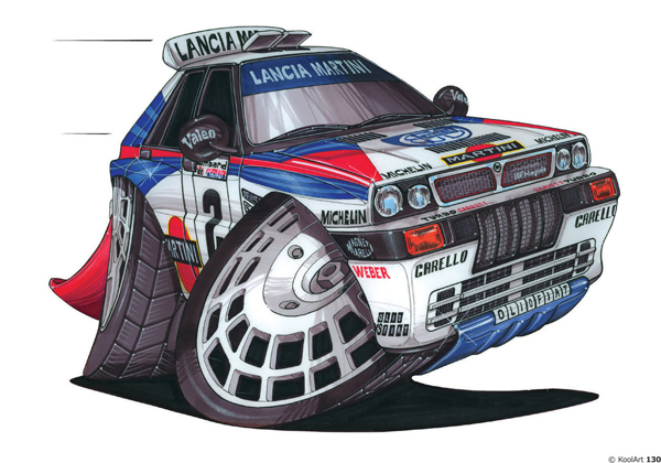 Lancia Delta Integrale Rallye Blanche