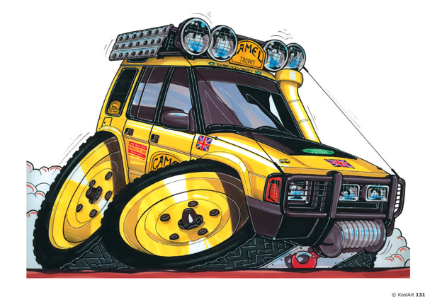 Land Rover Discovery UK 4X4 Jaune