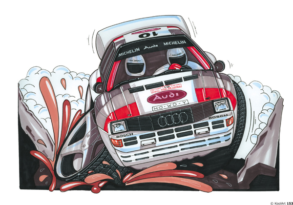 Audi Quattro S2 rallyeeee Blanche