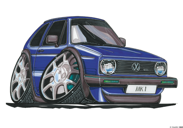 Volkswagen Golf GTI Bleue
