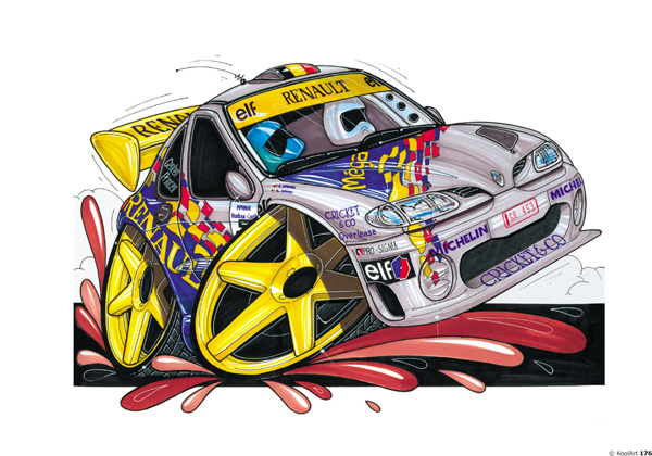 Renault Megane rallyeeee Grise