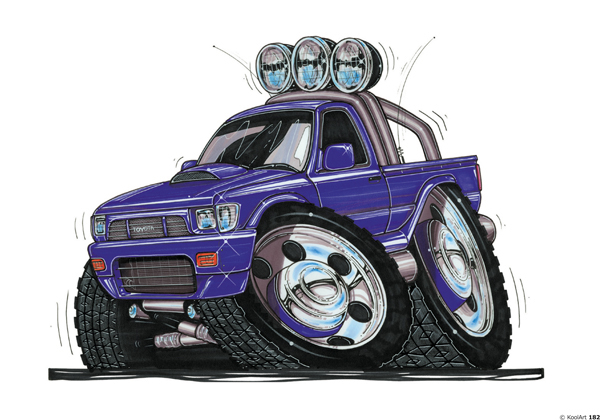 Toyota Hi Lux 4X4 Bleu