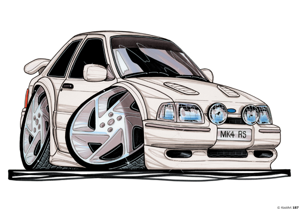 Ford Escort RS Blanche