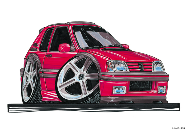 Peugeot 205 GTI Rouge