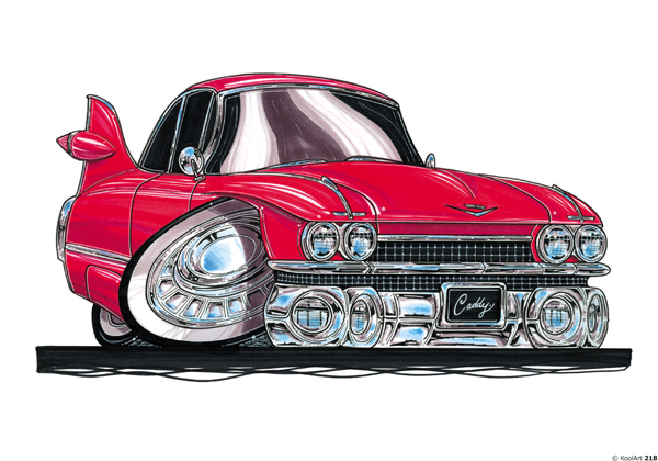 Cadillac Caddy Coupée Rouge