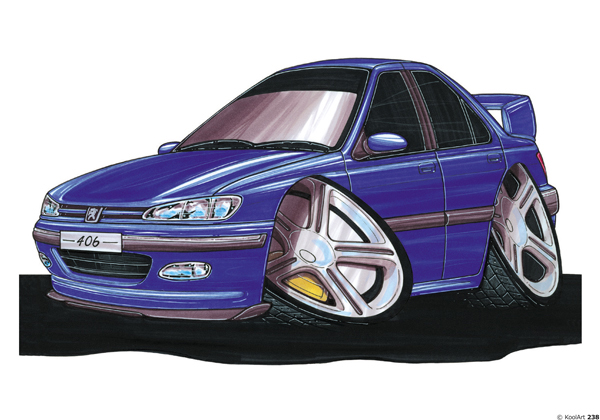 Peugeot 406 Bleu
