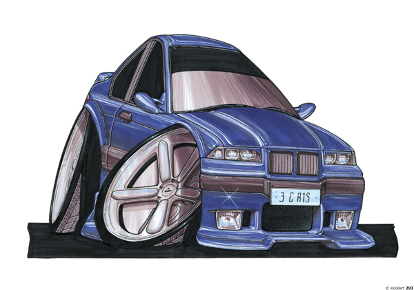BMW M3 E36 Bleue