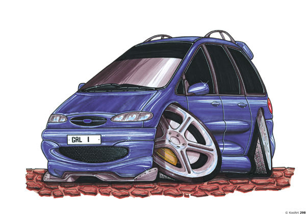 Ford Galaxy Monospace Bleu