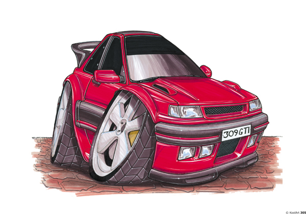 Peugeot 309 GTI Rouge