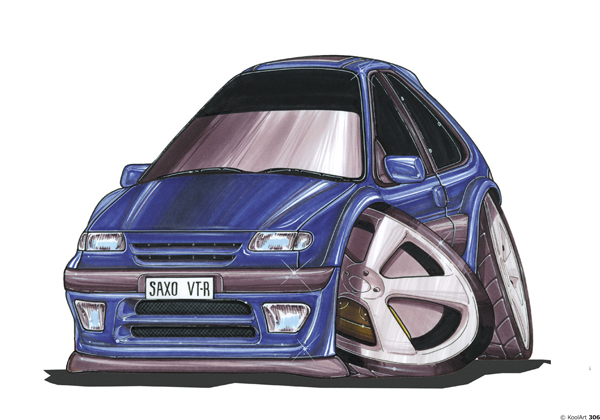 Citroen Saxo Tunning Bleue