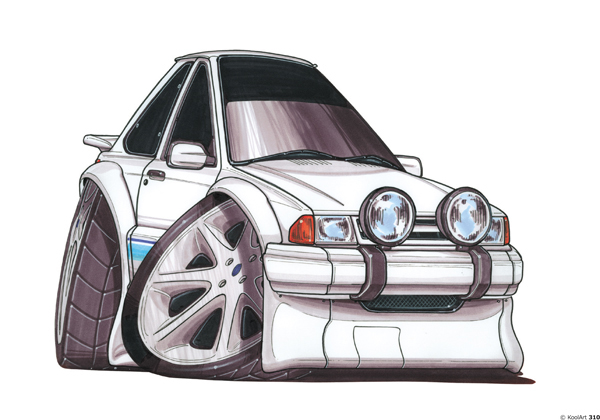 Ford Escort Sport Blanche
