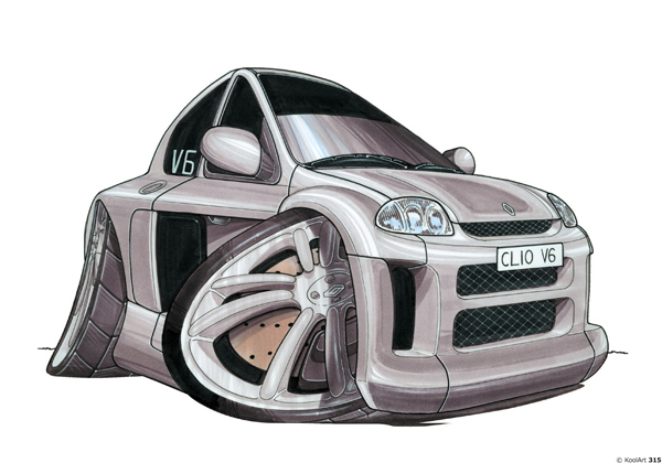 Renault Clio 2 V6 Grise