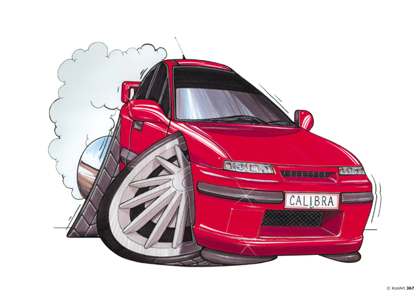 Opel Calibra Rouge