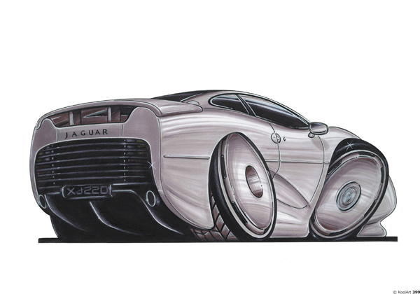 Jaguar XJ220 Grise