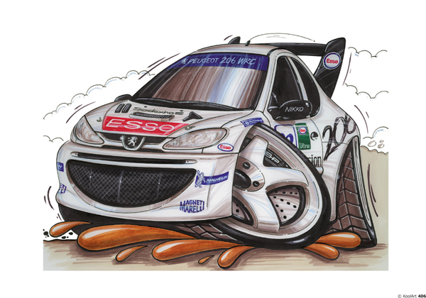 Peugeot 206 Rallye Blanche