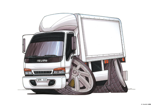 Isuzu NPR 62 Blanc