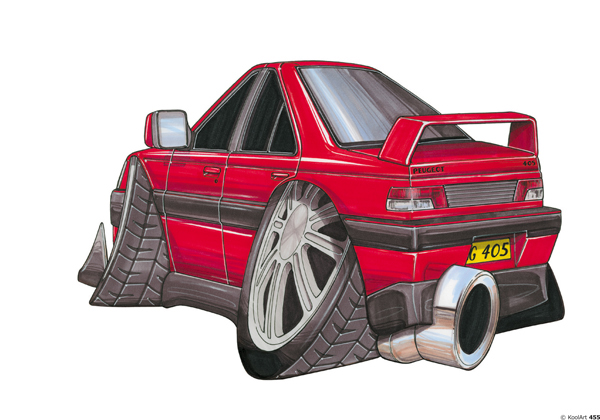 Peugeot 405 Rouge
