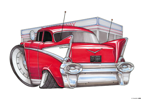 Chevrolet Bel Air Rouge