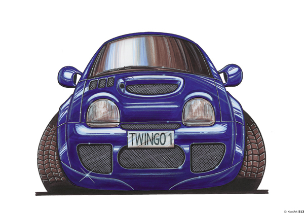 Renault Twingo Bleue