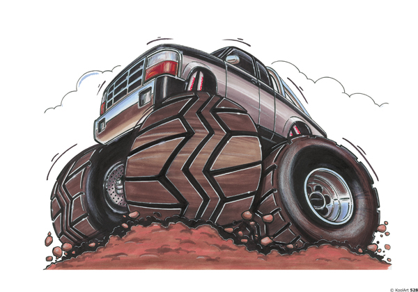 Ford F250 Monster Noir