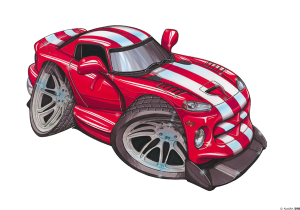 Dodge Viper Rouge
