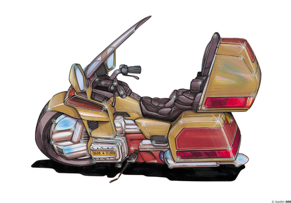 Honda Goldwing Beige