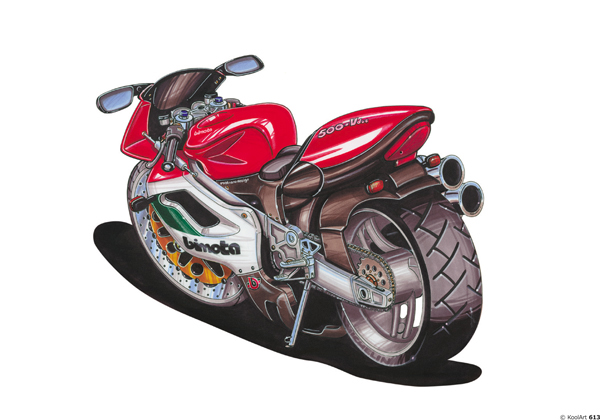 Bimota 500 Moto Rouge