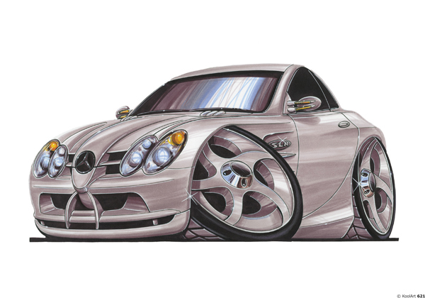 Mercedes SLR Grise