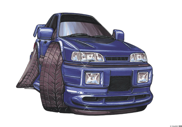 Ford Sierra Face Bleue
