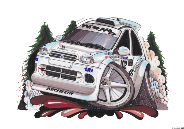 Opel Corsa Maxi Rallye Blanche