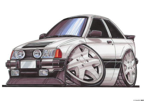 Ford Escort RS 1600I Grise