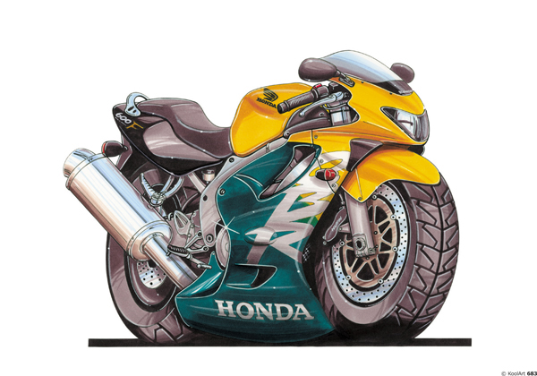 Honda CBR 600 F Jaune
