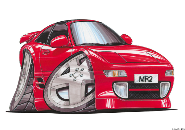 Toyota MR2 Rouge