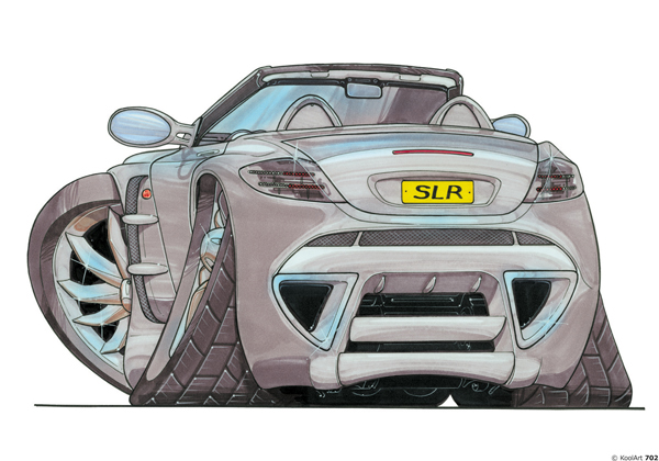 Mercedes SLR Cabiolet Grise