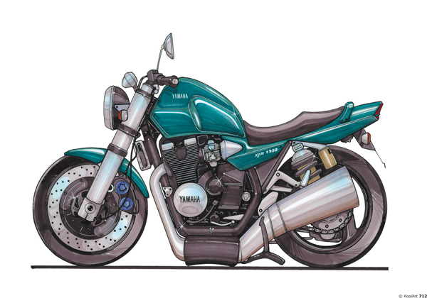 Yamaha XJR Verte
