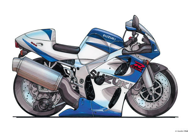 Suzuki GSXR Blanche