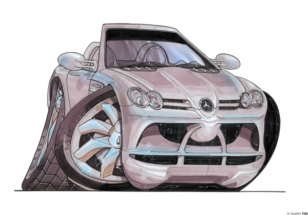 Mercedes SLR Grise