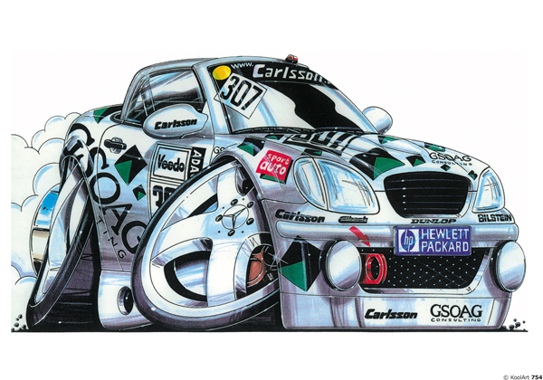 Mercedes SLK Racing Blanche