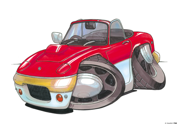 Lotus Elan Cabriolet Rouge