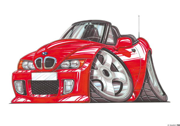 BMW Z3 Cabriolet Rouge