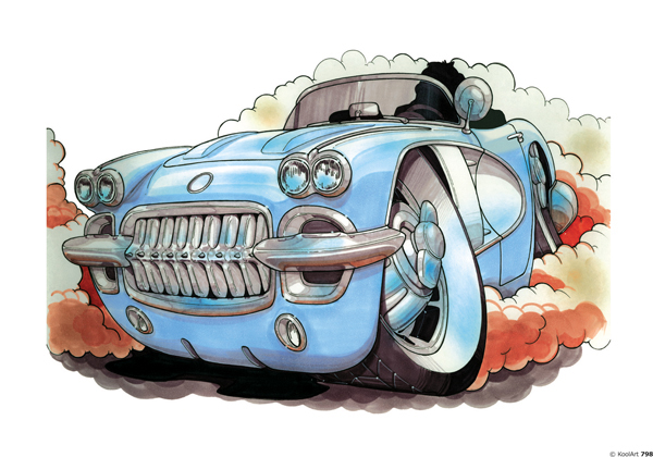 Chevrolet Corvette Stingray Bleue