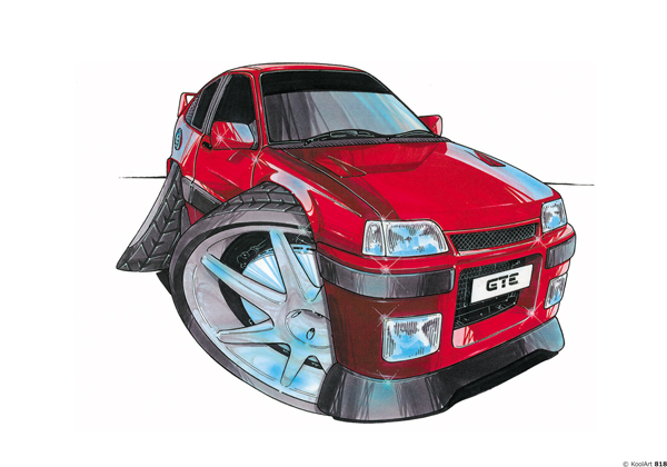 Opel Kadette GTE Rouge