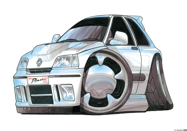 Renault Clio Tunning Blanche